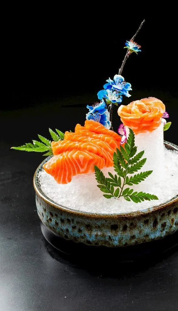 三文鱼刺身图片