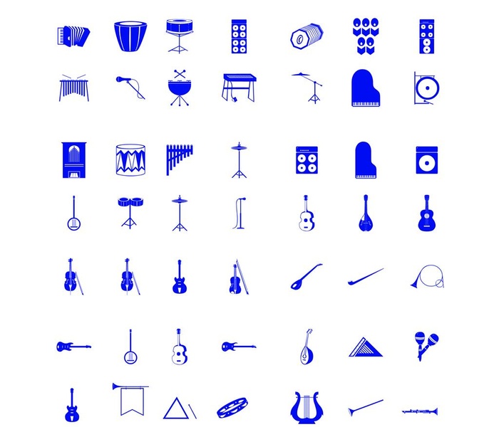 乐器图标音乐图标素材图片