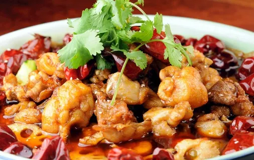 干锅牛蛙美食图片