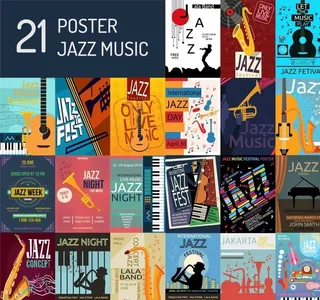 爵士音乐海报图片