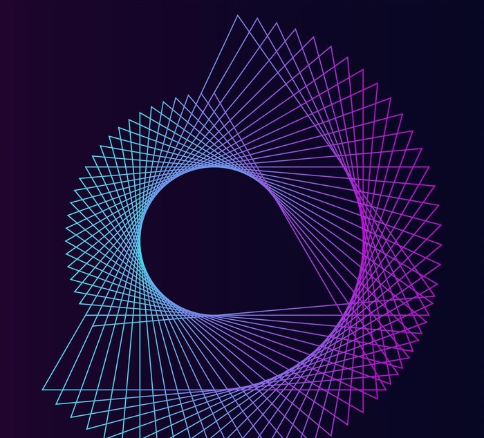 渐变抽象线框图片