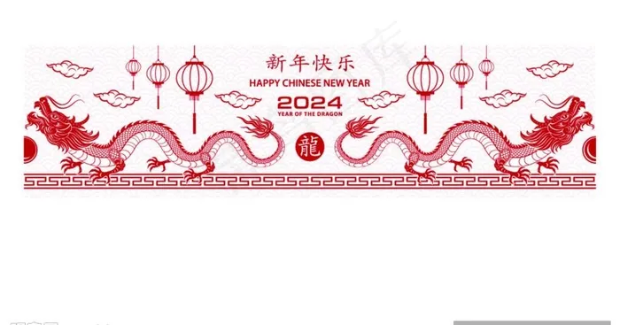 龙纹图案           图片ai矢量模版下载