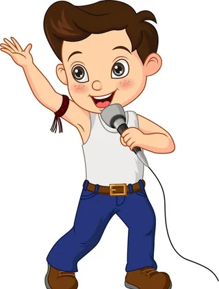 卡通音乐儿童 图片