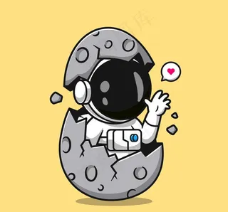 矢量宇航员图片