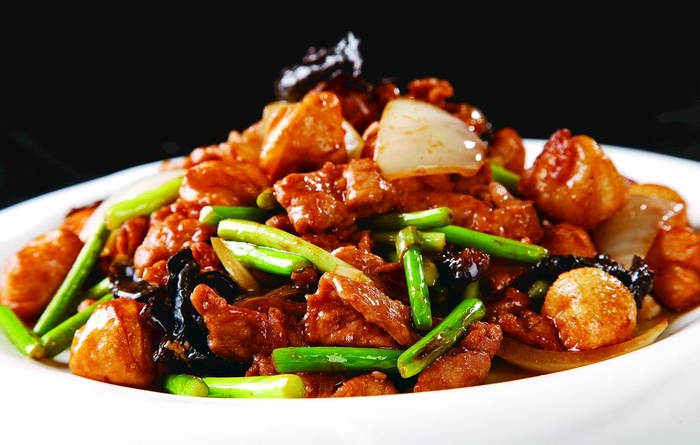 小花卷过油肉图片