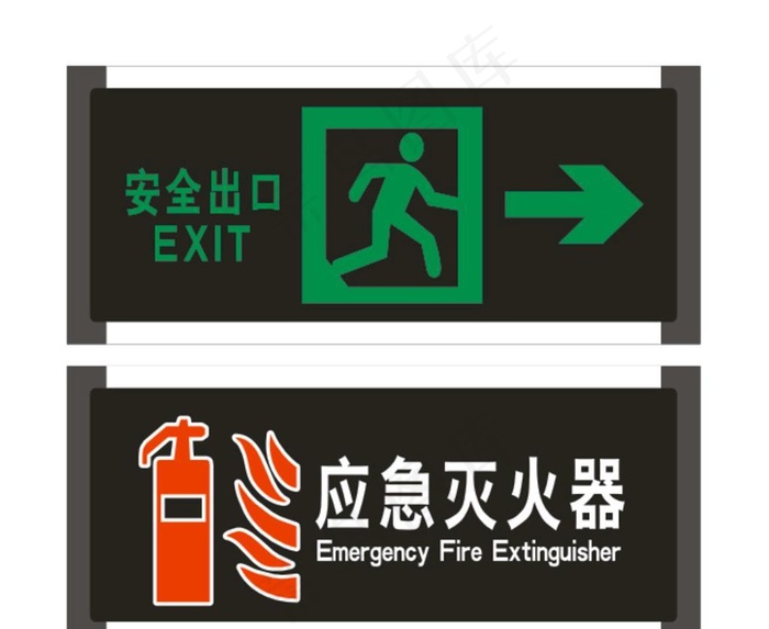 安全应急标示图片cdr矢量模版下载