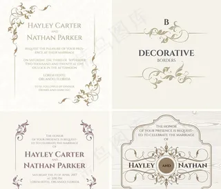 中国风欧式古典复古传统花纹边框图片