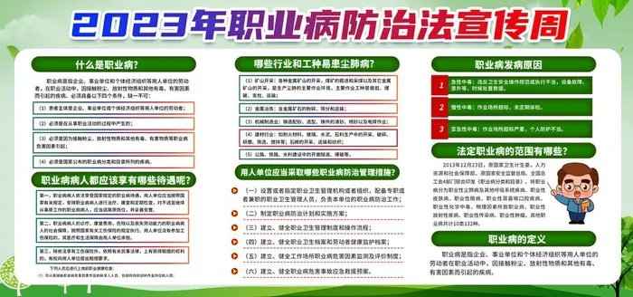 职业病防治法宣传周图片(3543x1772)psd模版下载