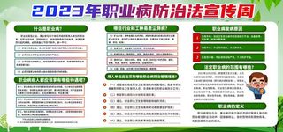 职业病防治法宣传周图片