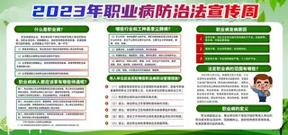 职业病防治法宣传周图片