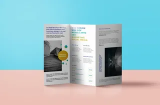 三折页样机图片