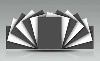 网页扇形样机  图片