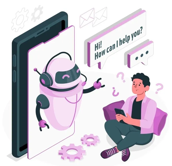 AI人工智能创意插画图片ai矢量模版下载