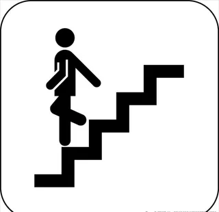 商场图标系列 楼梯下行图片