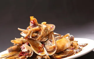 辣炒蛏子图片