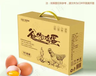 鸡蛋包装平面图图片