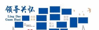 领导关怀照片墙图片