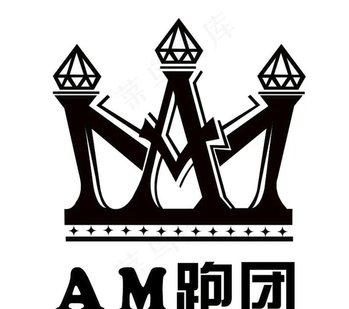 AM跑团图片ai矢量模版下载