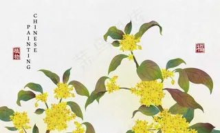 中国风工笔插画图片