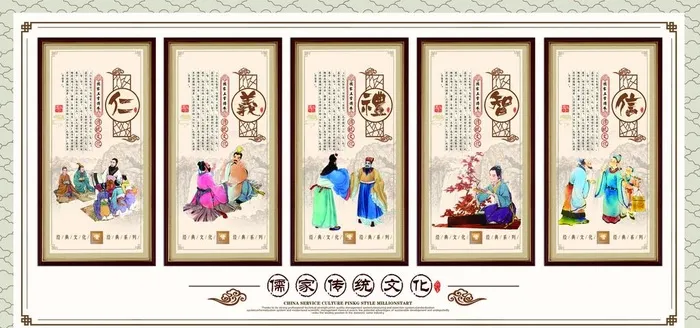 儒家传统校园文化活动海报素材图片(7087x3543)psd模版下载