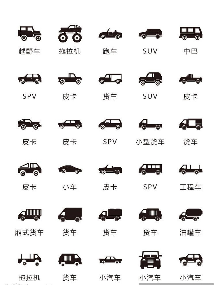 汽车图标图片