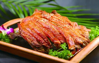 风味烤羊排图片