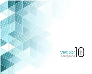 菱形蓝色方块科技背景图片