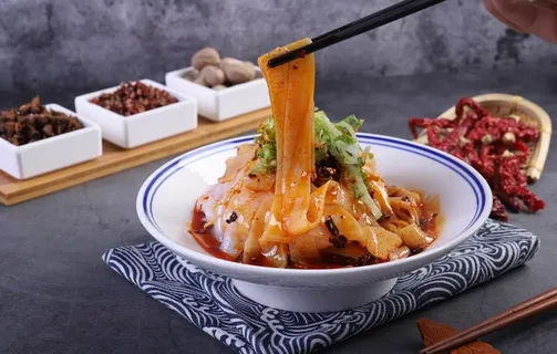 美味凉皮摄影图图片