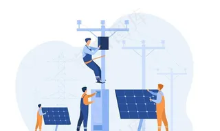 电力维修作业图片