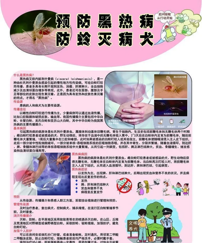 黑热病海报图片(3543x4724)psd模版下载