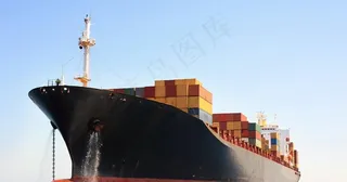 集装箱货船图片
