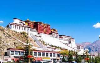 西藏拉萨,布达拉宫广场,布达拉宫,