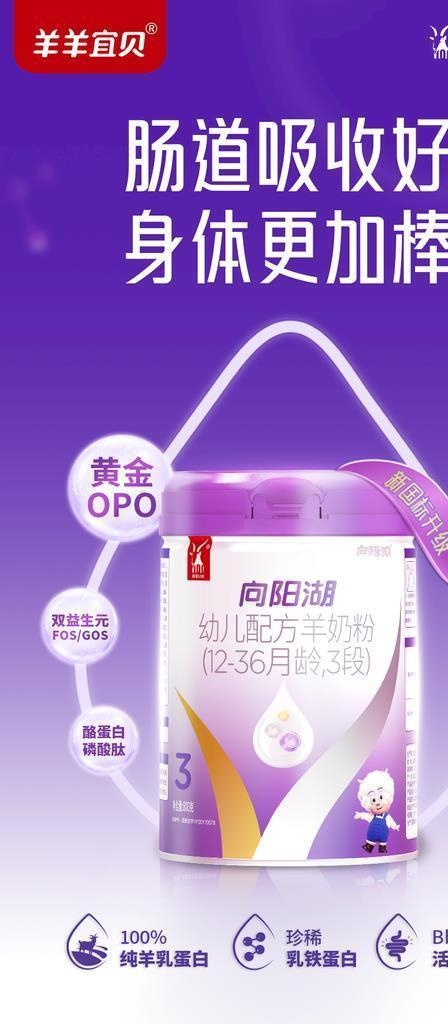 奶粉主KV新品海报图片(1063x1890)psd模版下载