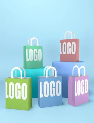 手提袋样机图片