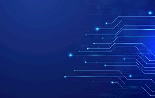 蓝色科技线条背景图片