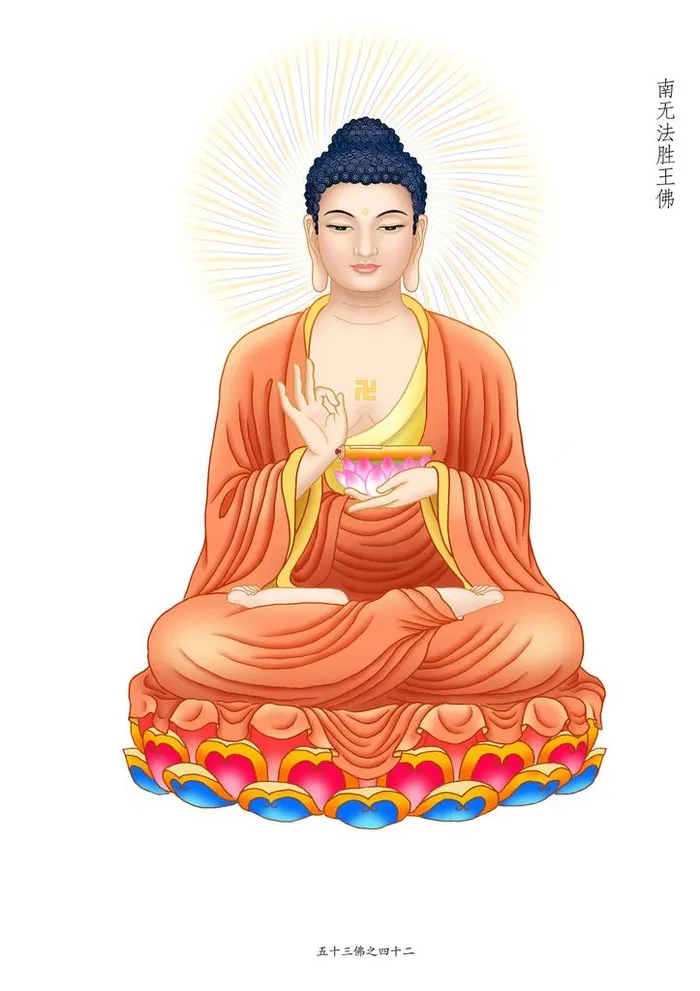 法胜王佛,佛画,画佛,造像,八十八佛,,