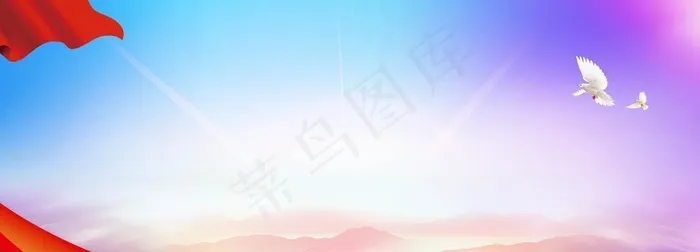 党建背景图片(6000x3000)psd模版下载