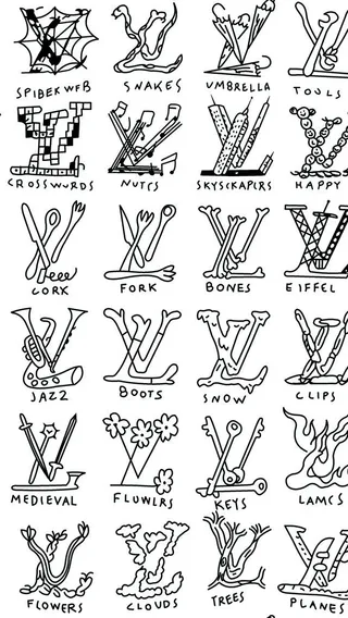 LV字母大牌图片