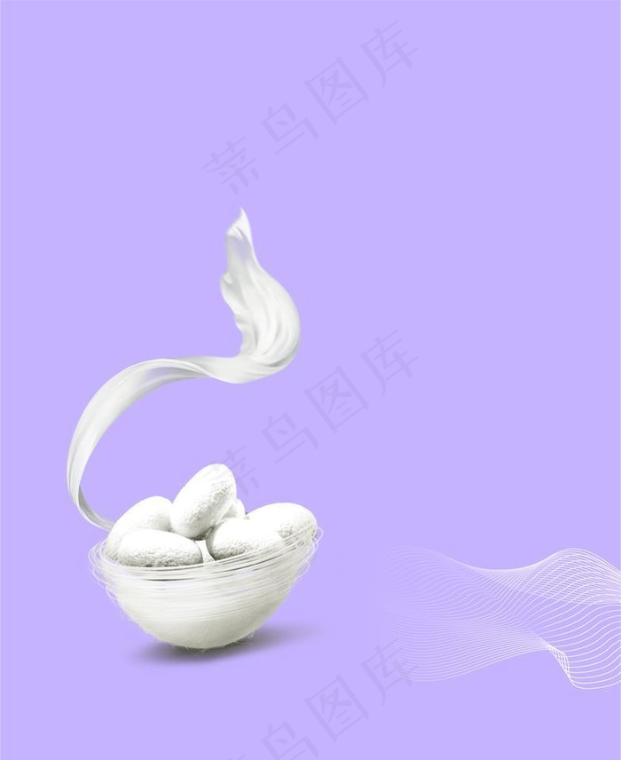 蚕丝蛋白 图片cdr矢量模版下载