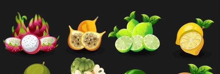 卡通水果图片ai矢量模版下载