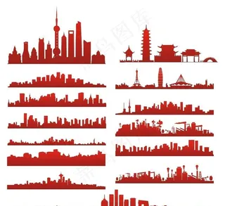 城市剪影图片