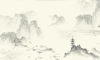 中国风山水素材图片