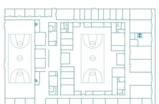 建平体育馆一层平面图图片