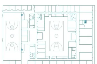 建平体育馆一层平面图图片