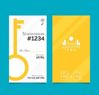 酒店房卡设计图片