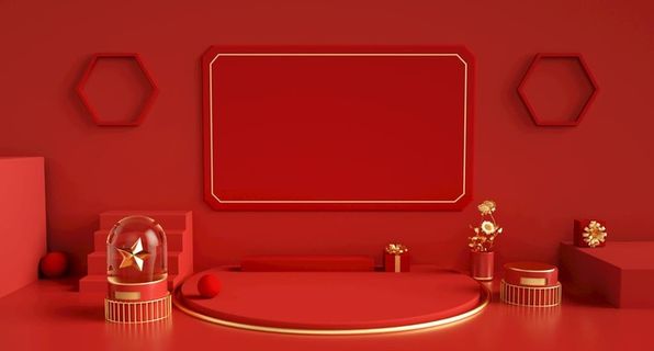 电商产品展台背景图片