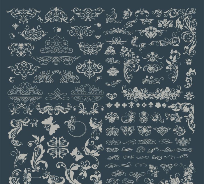 欧式花纹图片