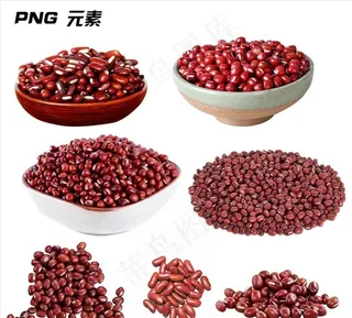 红豆免扣元素图片
