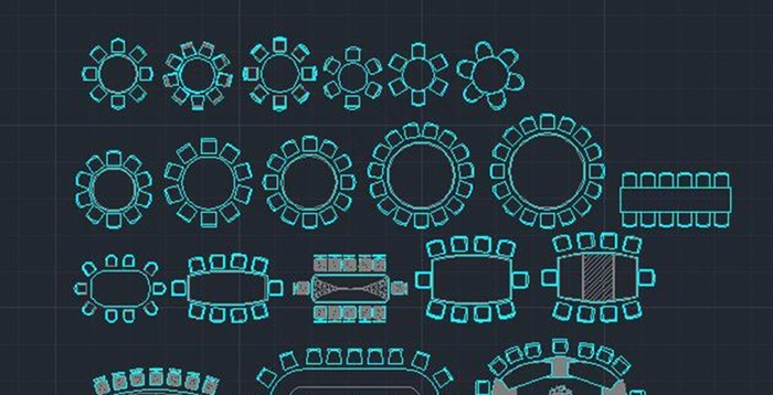 圆桌餐桌椅子图片