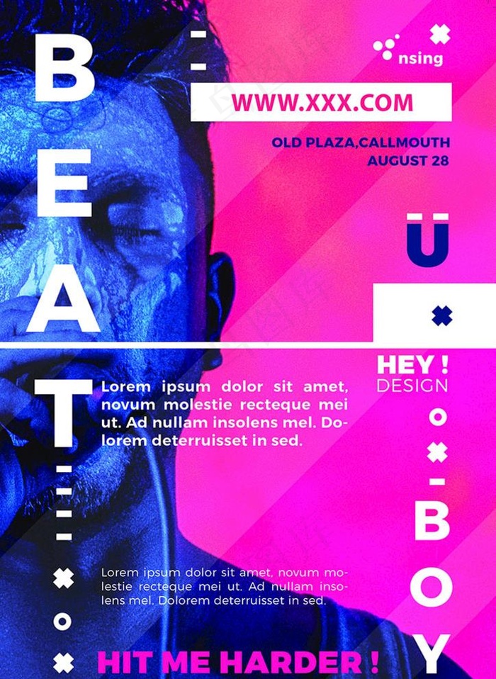 时尚抽象海报图片